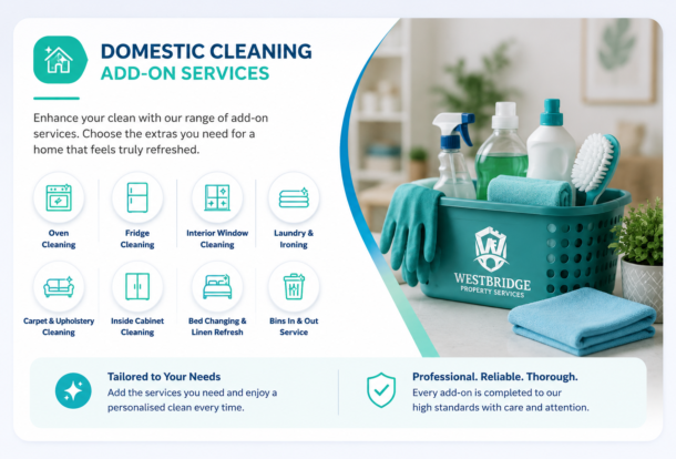 Domestic cleaning Services Adds On